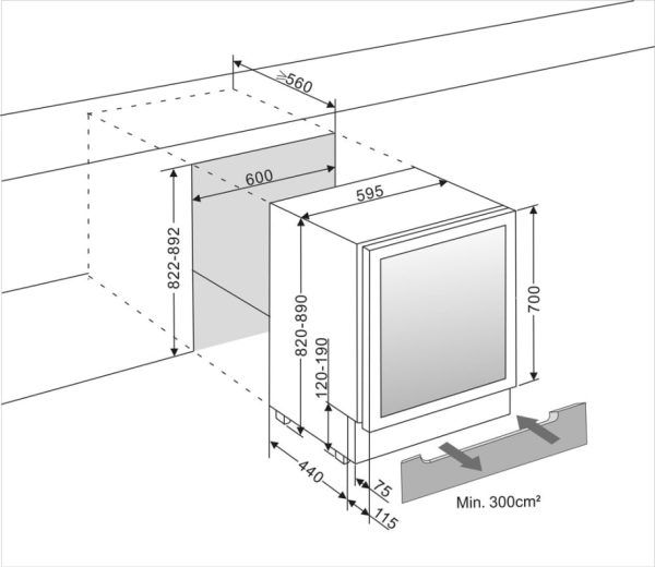 Cantinetta Frigo per Birra da Incasso - BeerServer 60 Stainless - mQuvée