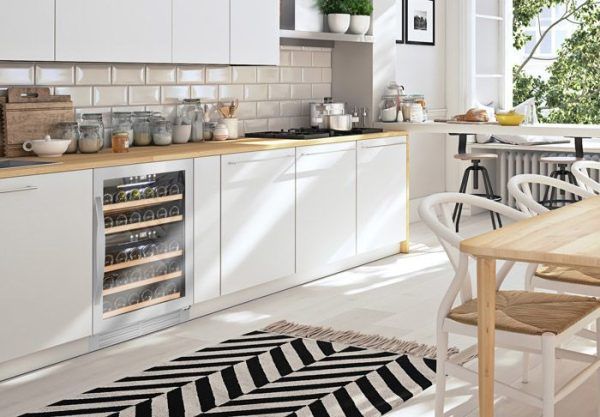 Cantinetta Frigo per Vino da Incasso - Scandinavian Collection 40 Stainless - Cavin