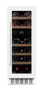 Cantinetta per Vino da Incasso Doppia Temperatura - WineChamber 30D Powder White - mQuvée