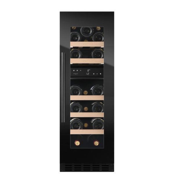 Cantinetta per Vino da Incasso Doppia Temperatura - WineChamber 800 30D Fullglass Black - mQuvée