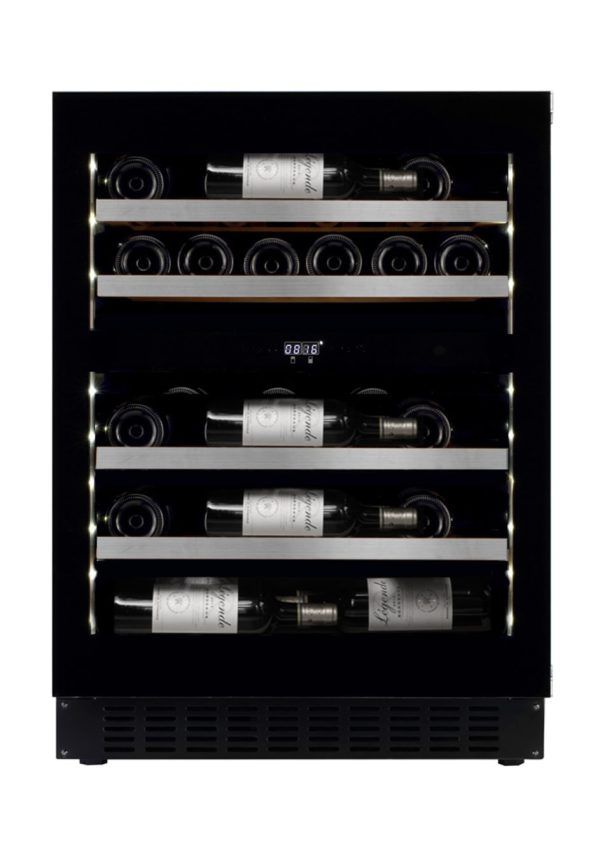 Cantinetta per Vino da Incasso - WineChamber Exclusive 700 60D Fullglass Black Push/Pull - mQuvée