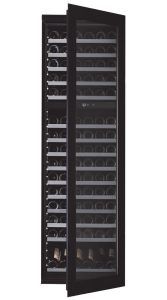 Cantinetta Armadio per Vino da Incasso Professionale - WineKeeper Exclusive 112D Fullglass Black Push/Pull - mQuvée