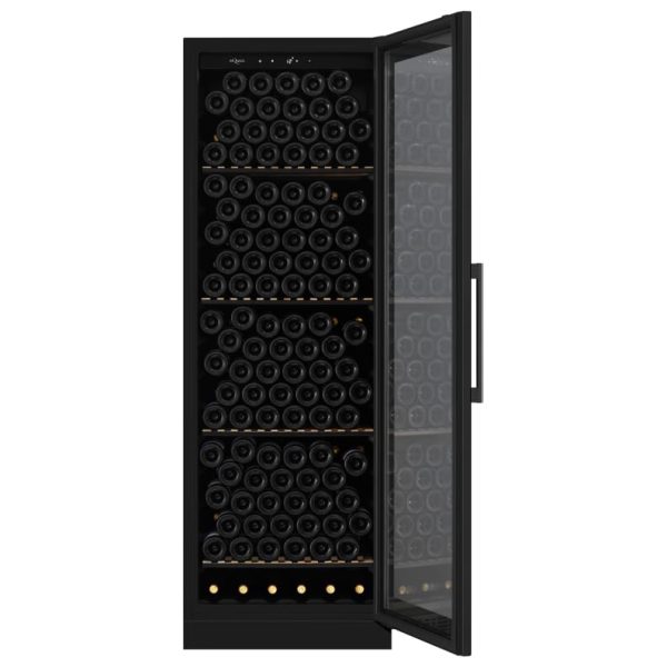 Armadio Cantinetta per Vino Professionale - WineStore 215 Full Glass Black - mQuvée