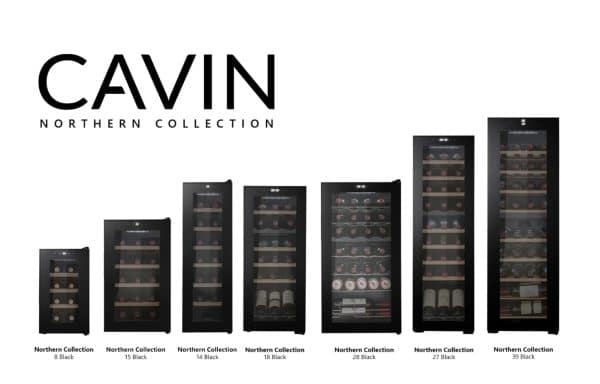 Cantinetta per Vino a Libera Installazione - Northern Collection 28 Black - Cavin